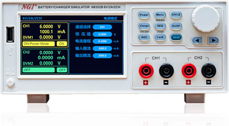 N8352系列高精度雙通道可編程電池模擬器