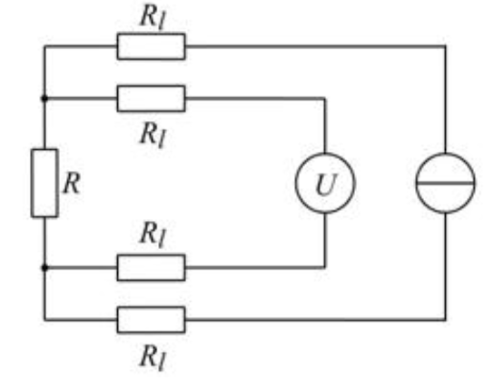  四線法測(cè)電阻原理圖